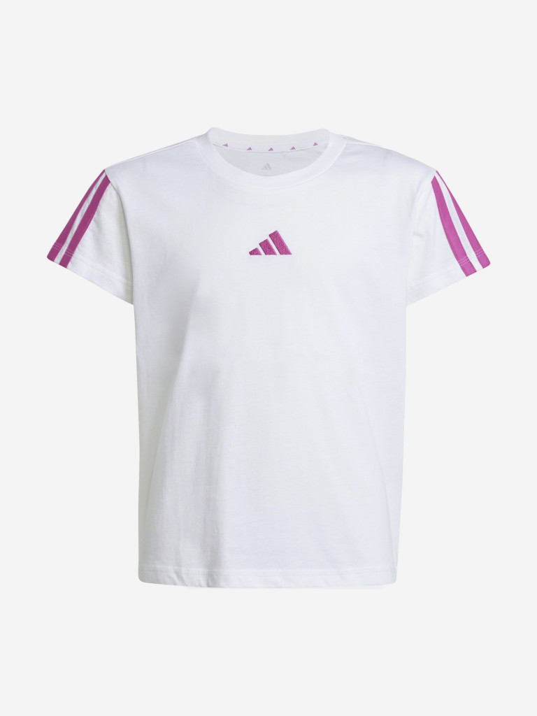 Футболка для девочек adidas 3 S — фото №6