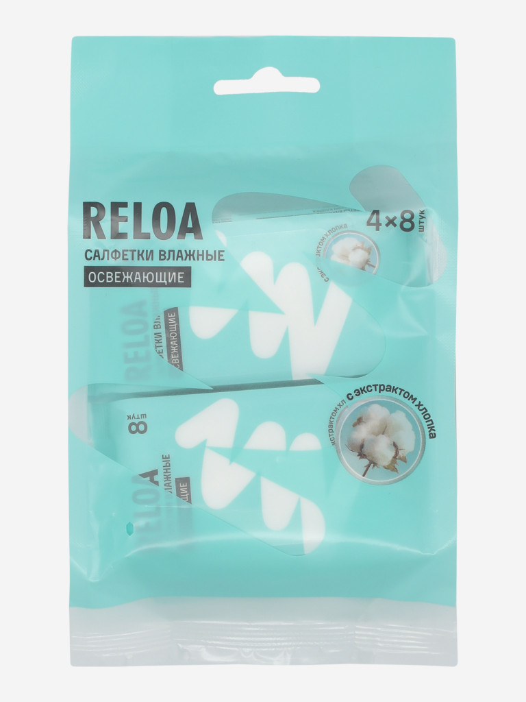 Салфетки дезинфицирующие для рук Reloa