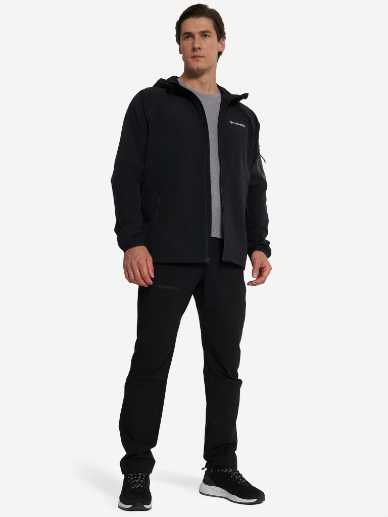 Куртка софтшелл мужская Columbia Tall Heights II Hooded Softshell — фото №5