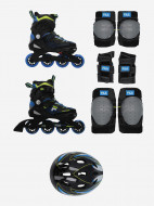 Набор детский: роликовые коньки, шлем, комплект защиты FILA J-One Combo 3 Set