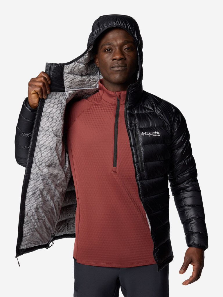 Пуховик мужской Columbia Arctic Crest Down Hooded Jacket — фото №4