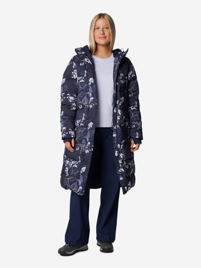 Пуховик женский Columbia Boundless Days Print Long Down Jkt — фото №3