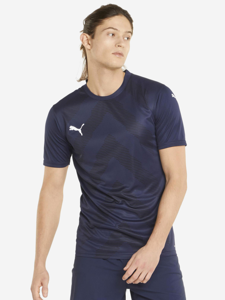 Футболка мужская PUMA Teamglory темно-синий цвет — купить за 15040 тг ...