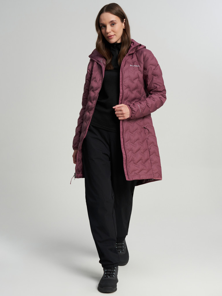 Columbia Delta Ridge II Long Down Jacket әйелдер мамық курткасы — фото №5