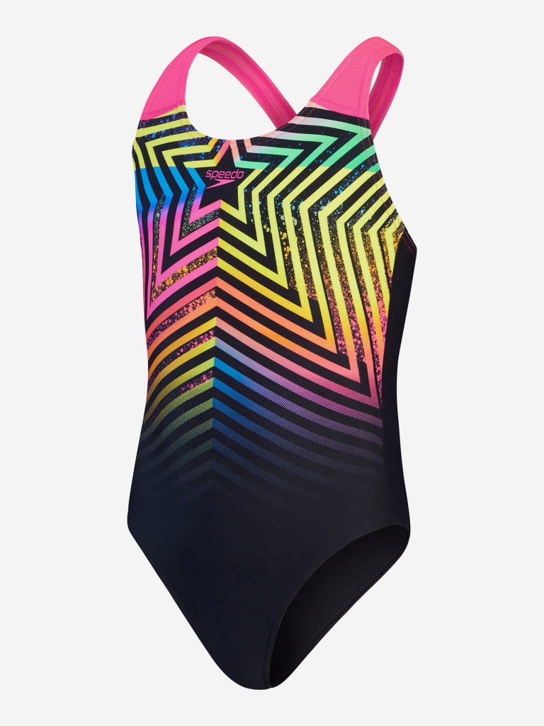 Купальник слитный для девочек Speedo Digital Placement — фото №5